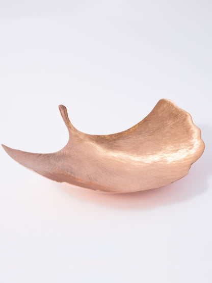 Ginkgo Leaf Copper Platter