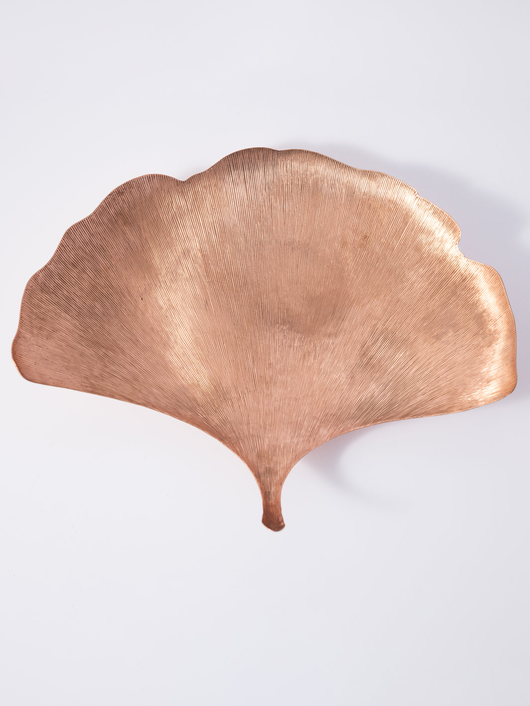 Ginkgo Leaf Copper Platter