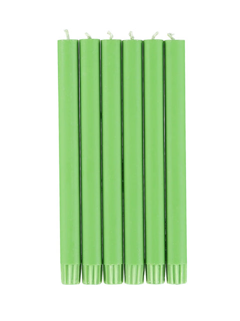 Grass Green Eco Dinner Candles