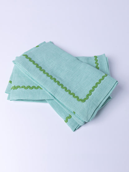 Nantucket Ric Rac Napkins - Set of 4