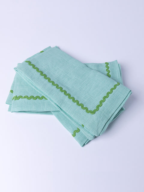 Nantucket Ric Rac Napkins Set of 4