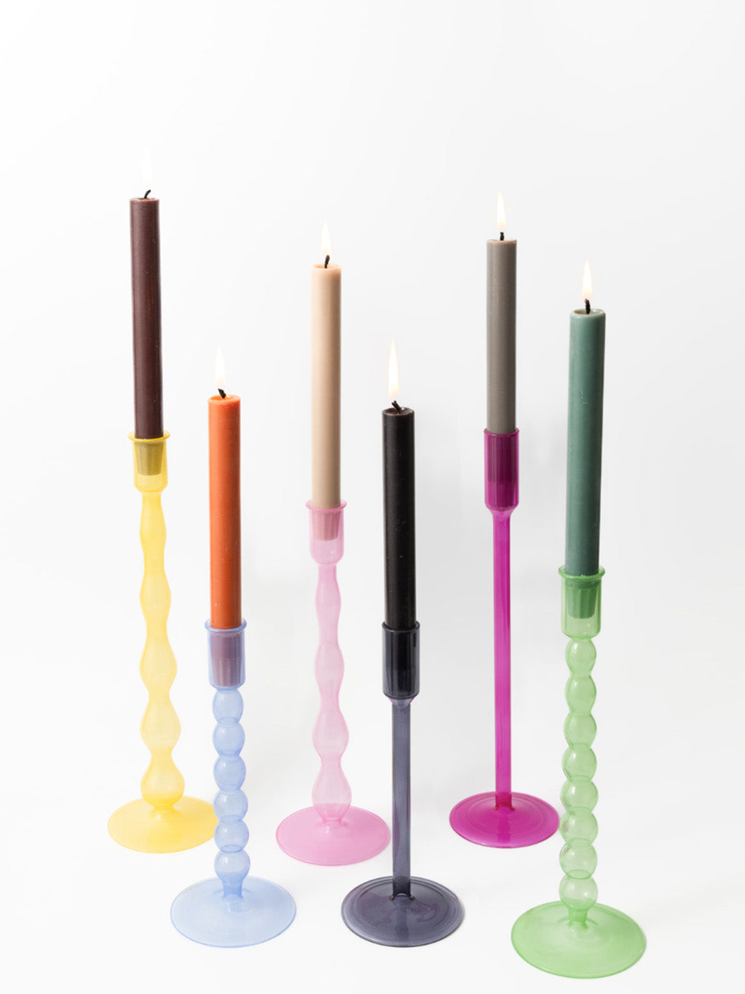 0215-Borasilicate Candle Straight - Set of 3