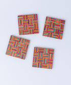 Multicoloured Coasters - Set of 4 - House of Roya