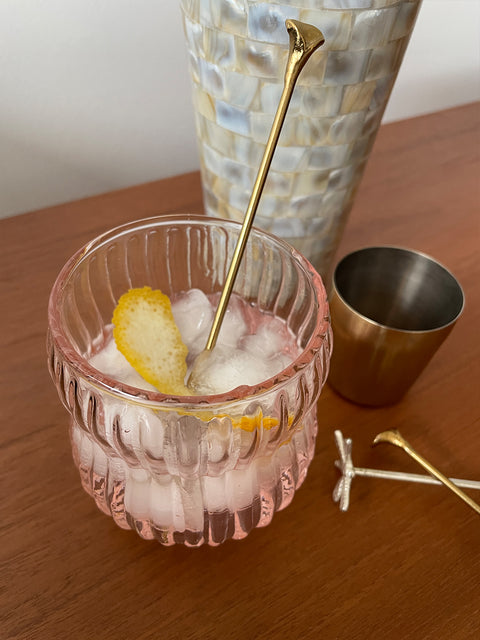 Pink Roseate Glasses - Set of 4 - House of Roya