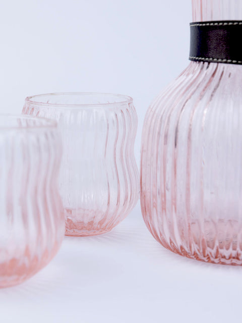 Pink Roseate Glasses - Set of 4 - House of Roya