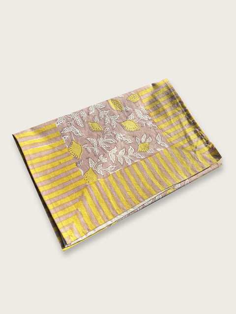Lemon Earth 170cm x 33cm Jaipuri Table Runner
