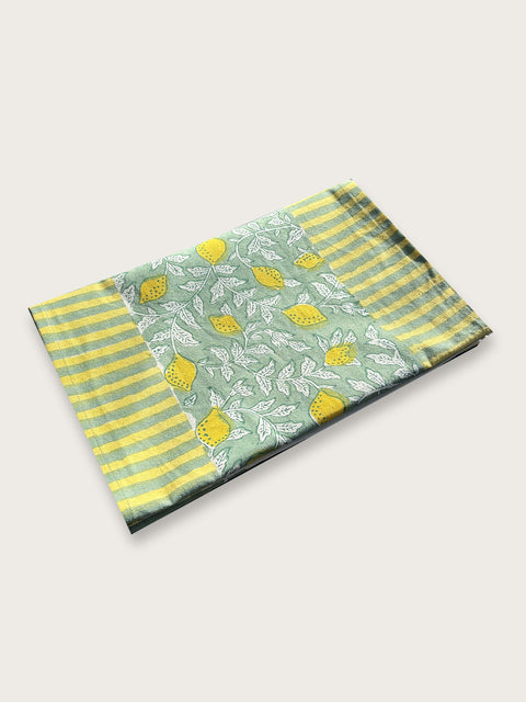 Lemon Green 170cm x 33cm Jaipuri Table Runner