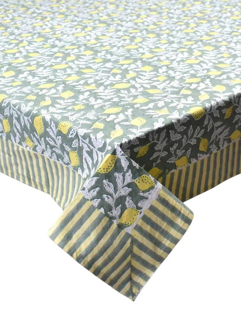 Lemon Green Jaipuri Tablecloth