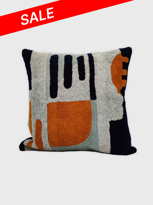 0215-Maya Aari Cushion Cover - Multicolour