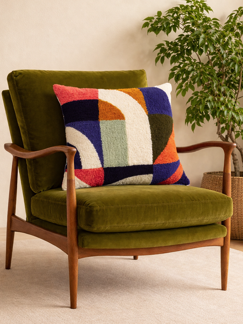 Bauhaus Block Cushion Cover - House of Roya