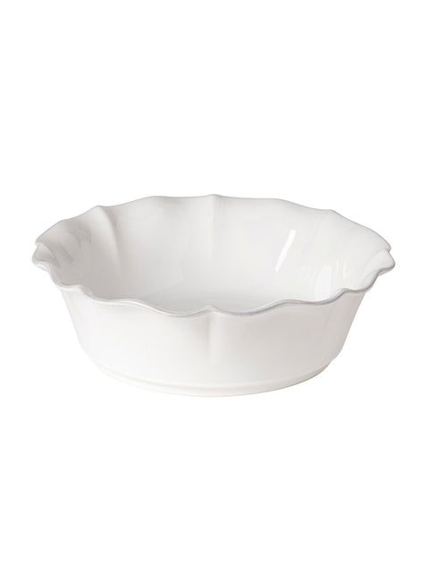 Rosa White Serving Bowl 30cm - House of Roya