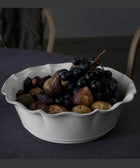 Rosa White Serving Bowl 30cm - House of Roya