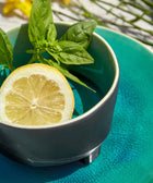 Riviera Azure Footed Fruit Bowl 12cm - House of Roya