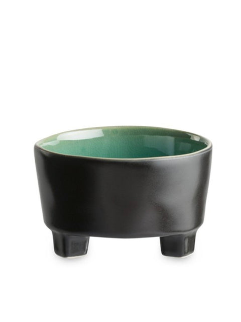 Riviera Azure Footed Fruit Bowl 12cm - House of Roya