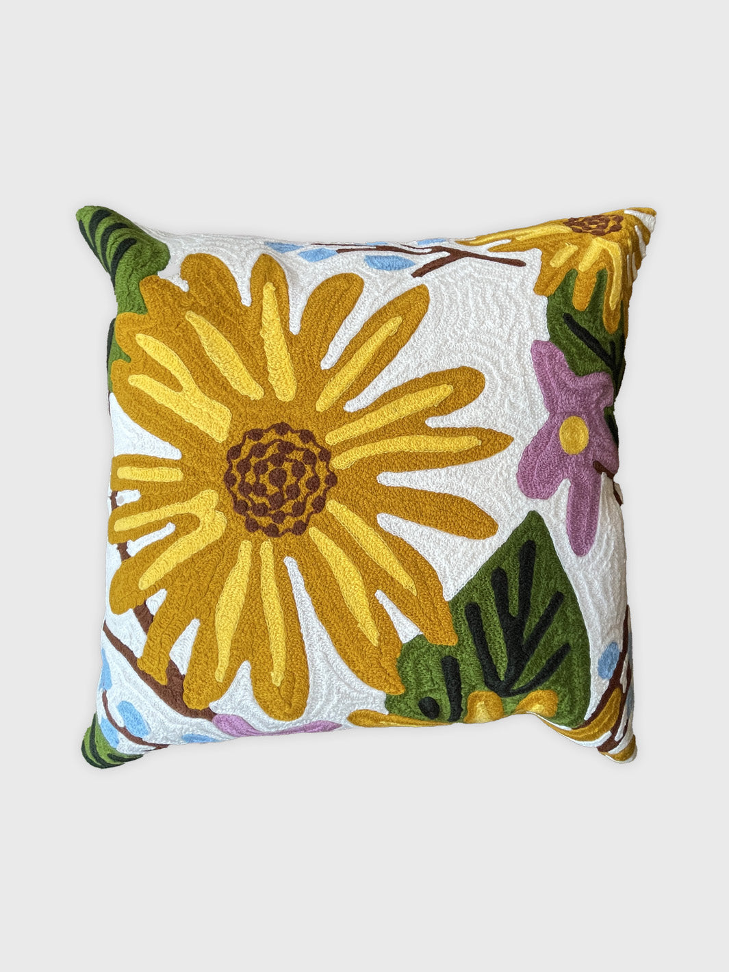 Sun Flower Ari Cushion Cover - Ochre