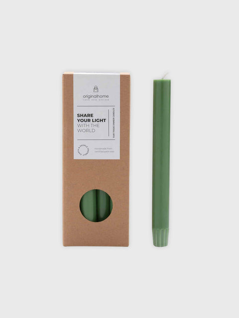 Dinner Candle - Moss - House of Roya