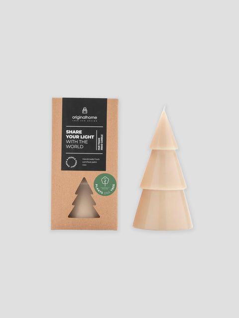 Tree Candle Warm Beige - Large - House of Roya