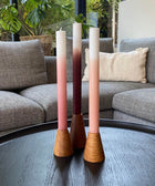 Gradient Candle Set of 3 - Dusty Rose - House of Roya