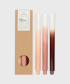 Gradient Candle Set of 3 - Dusty Rose - House of Roya