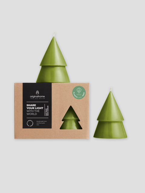 Tree Candle Small Set of 2 - House of Roya
