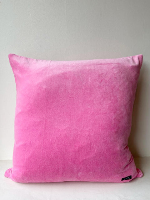 Quilted Velvet - Hot Pink Cushion Cover