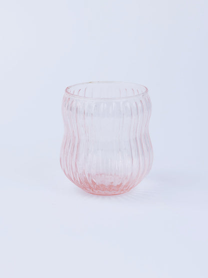 0215-Pink Roseate Glasses - Set of 4