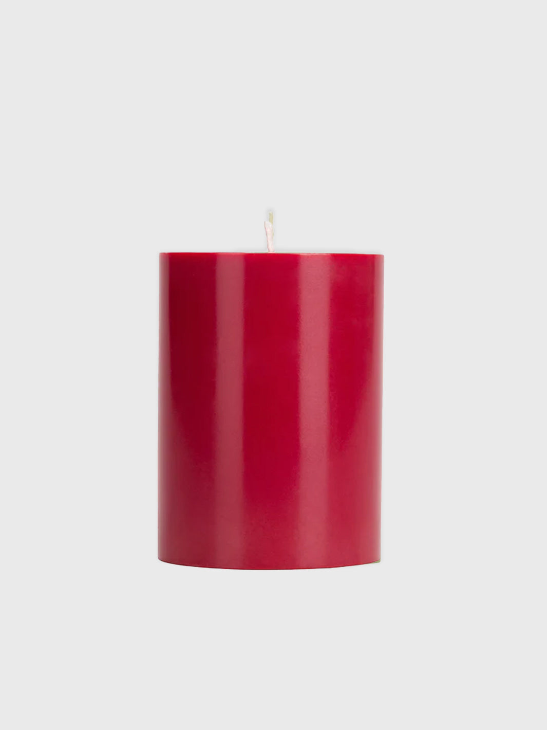 0215-Red Pillar Candle