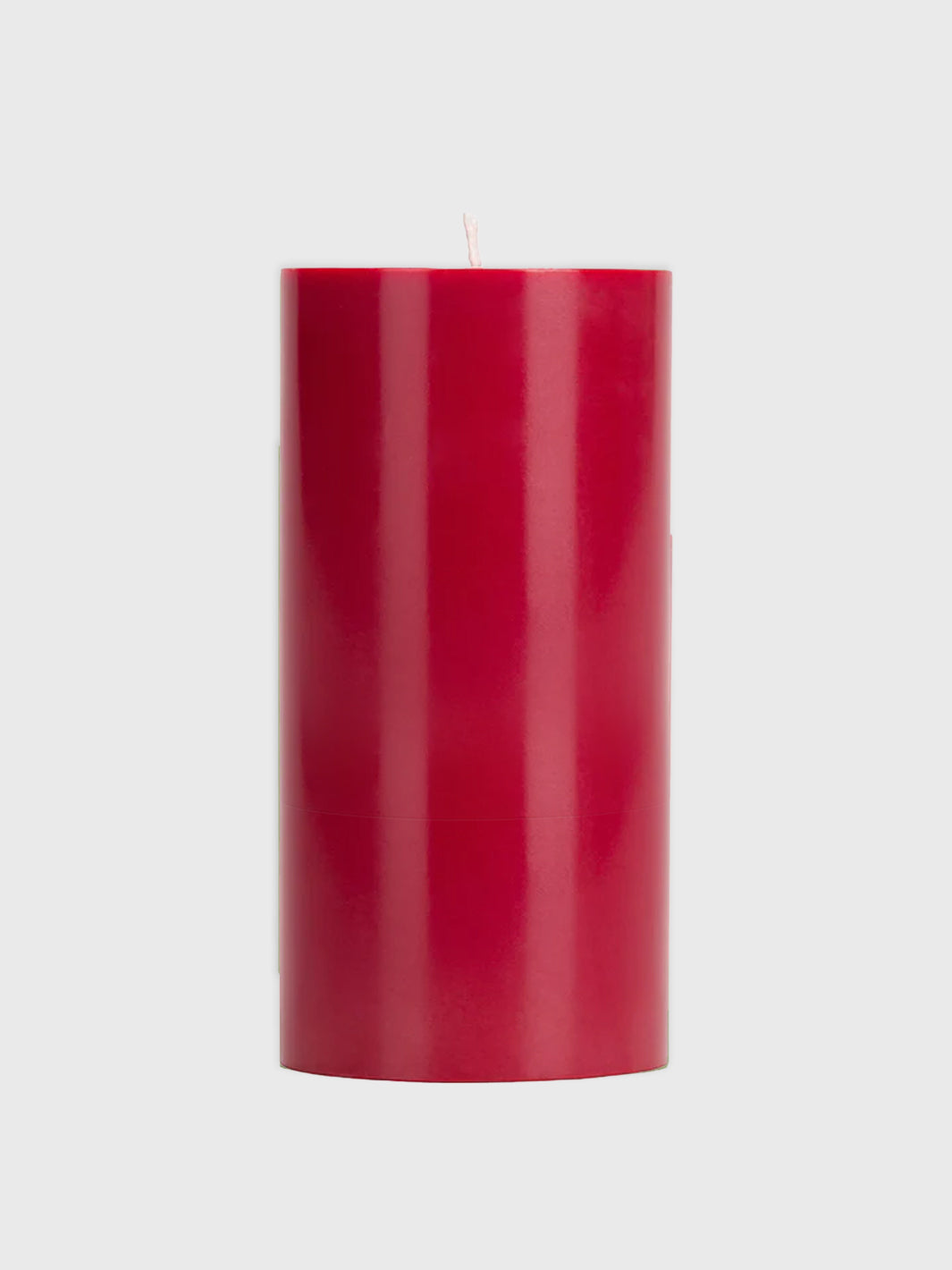 0215-Red Pillar Candle