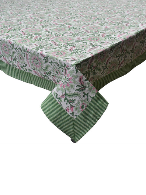 Sage & Blush Dahlia Jaipuri Tablecloth