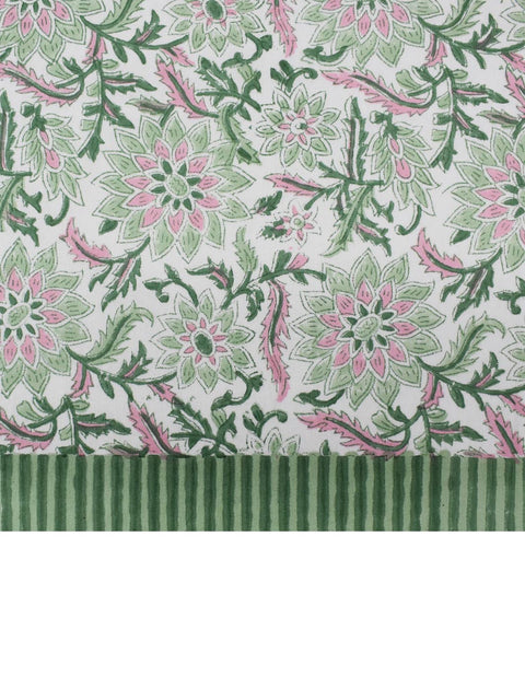 Sage & Blush Dahlia Jaipuri Tablecloth