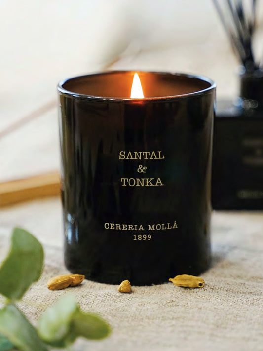 Premium Luxury Scented Candle - Santal & Tonka