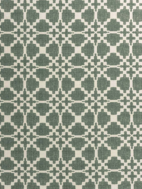 Sheesh Mahal Fabric (Green) - House of Roya