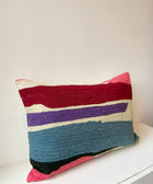 Crimson Wave Rectangle Cushion Cover - House of Roya