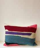 Crimson Wave Rectangle Cushion Cover - House of Roya