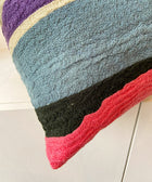 Crimson Wave Rectangle Cushion Cover - House of Roya