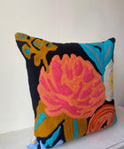 Midnight Flowers Cushion Cover - House of Roya