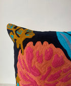Midnight Flowers Cushion Cover - House of Roya
