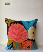 Midnight Flowers Cushion Cover - House of Roya