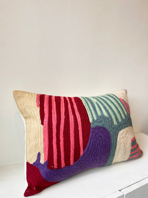 Vibrant Echo Rectangle Cushion Cover - House of Roya