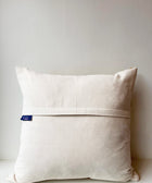Circular Embroided Aari Cushion Cover - Ochre - House of Roya