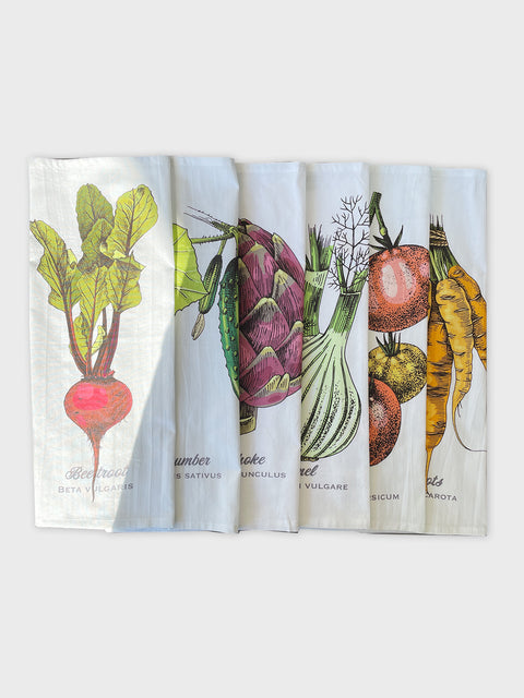 Vegetable Medley Cotton Napkins - House of Roya
