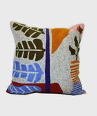 Leaf Aari Cushion Cover - Multicolour - House of Roya