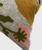 Leaf Aari Cushion Cover - Multicolour - House of Roya