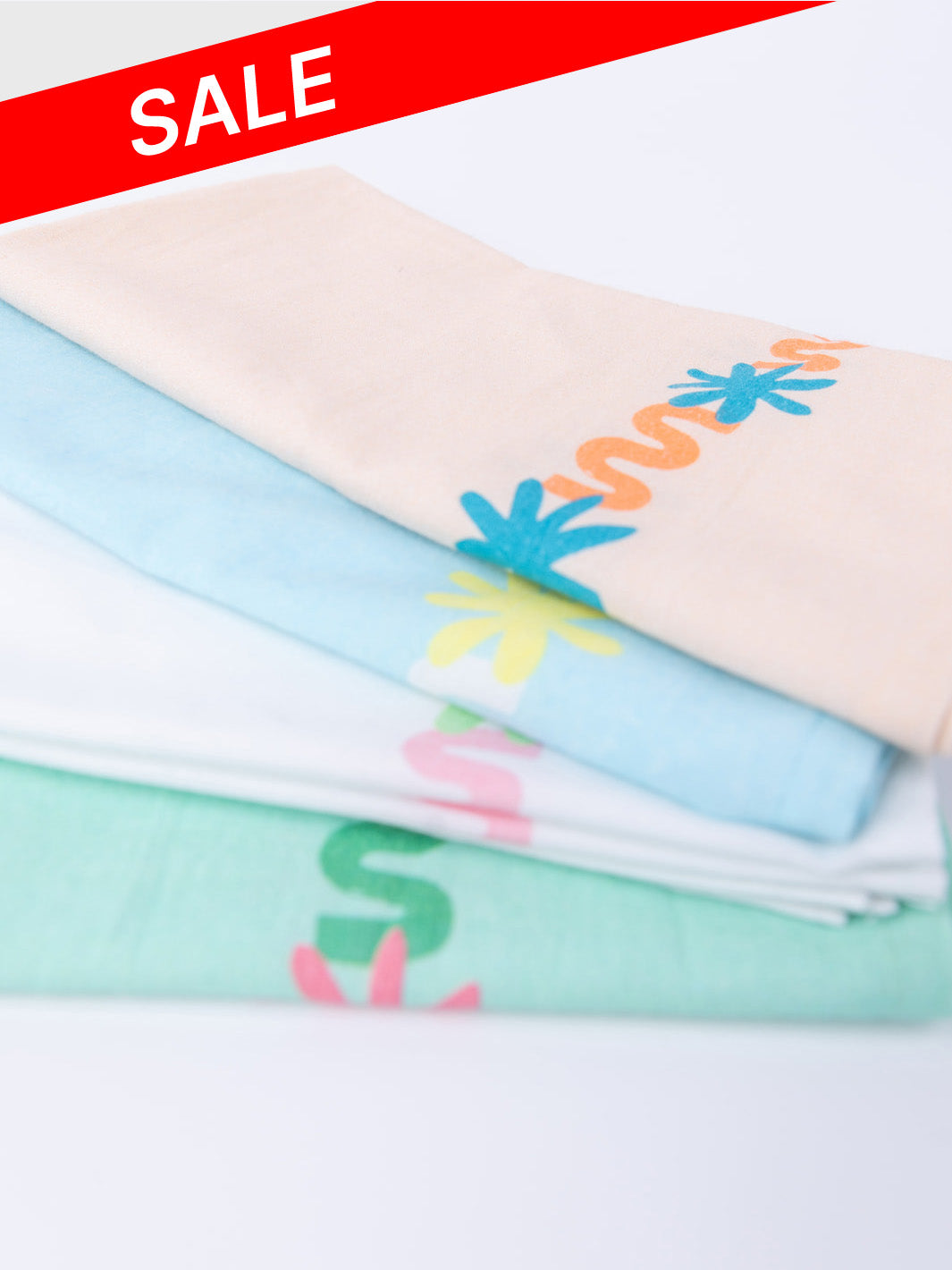 Summer Twist Cotton Napkins - Set of 4