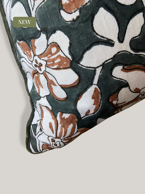 Champa Linen Cushion Cover - House of Roya