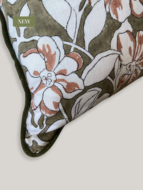 Champa Linen Cushion Cover - House of Roya