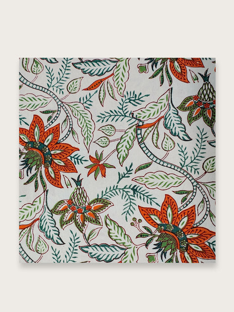 White Reverie Jaipuri Napkin - Single