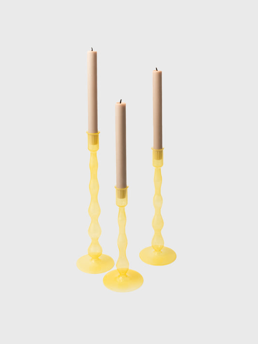 0215-Borasilicate Candle Wave - Set of 3