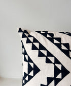 Zig Zag Mono Cushion Cover - House of Roya