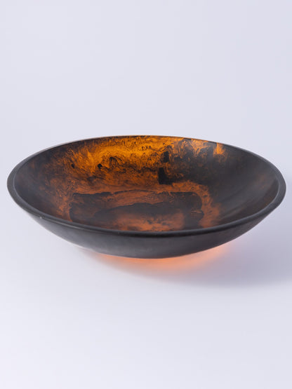 Gainsborough Amber Resin Bowl